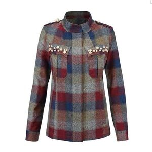 CAbi Plaid Jacket